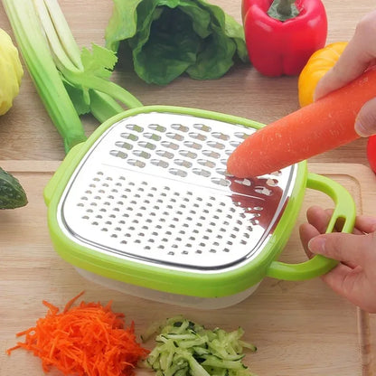 3-in-1 Plastic Manual Vegetable Chopper Slicer Cheese Carrot Shredder Potato Grater French Fry Cutter Kitchen Fruit Accessories