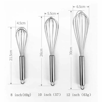 Semi-automatic Egg Beater 304 Stainless Steel Egg Whisk Manual Hand Mixer Self Turning Egg Stirrer Kitchen Accessories Egg Tools