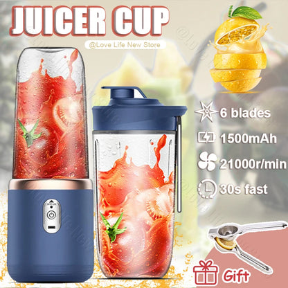 Portable Juicer Usb Fruit Mixer Multifunction Electric Juicer Blender Fruit Lemon Cup Food Milkshake Juice Maker Machine Mixer