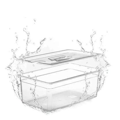 6L Sous Vide Cooker Container Food Grade Material Transparent Vacuum Tank Sound Insulation with Lid Bathtub