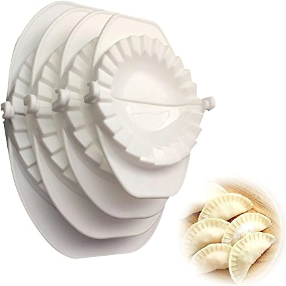 4pcs/Set Dumplings Ravioli Maker Kitchen Tools Dumpling Maker Gyoza Mold Mould Tool 4 Size Easy Eco Friendly Dumpling Mould