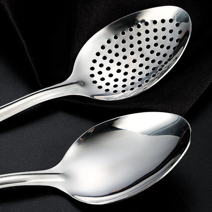 304 Stainless Steel Strainer Spoon Colander Ladle Filter Strainer Food Skimmer Useful Things For Kitchen Gadgets Kitchenware