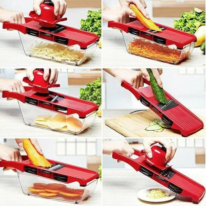 Multifu Vegetable Slicer Manual Kitchen Accessories Grater Vegetable Chopper Round Cutter Household Potato Garlic Shredder