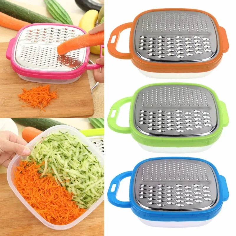 3-in-1 Plastic Manual Vegetable Chopper Slicer Cheese Carrot Shredder Potato Grater French Fry Cutter Kitchen Fruit Accessories