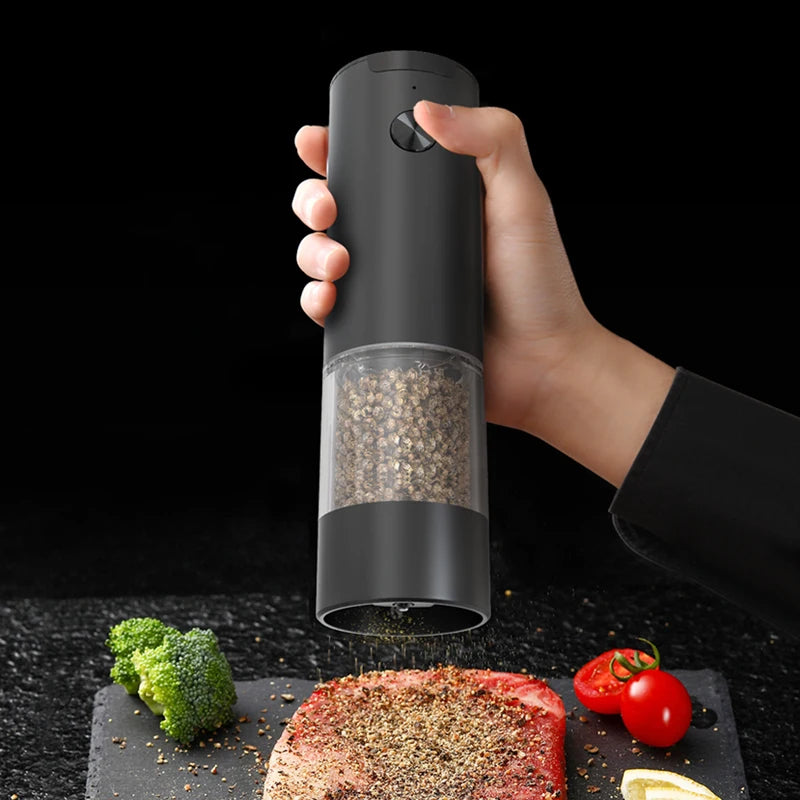 Electric Automatic Salt and Pepper Grinder Set Gravity Spice Mill Adjustable Spices Grinder Kitchen Tools