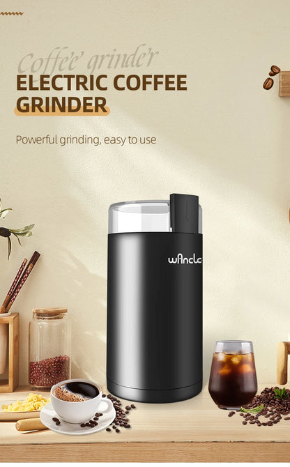 200w High-Power Coffee Grinder Household Multifunctional Coffee Bean Grinder Machine Home Appliance Kitchen Tools 220V/120V