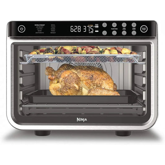 DT201 Foodi 10-in-1 XL Pro Air Fry Digital Countertop Convection Toaster Oven with Dehydrate and Reheat, 1800 Watts
