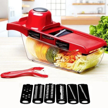 Multifu Vegetable Slicer Manual Kitchen Accessories Grater Vegetable Chopper Round Cutter Household Potato Garlic Shredder