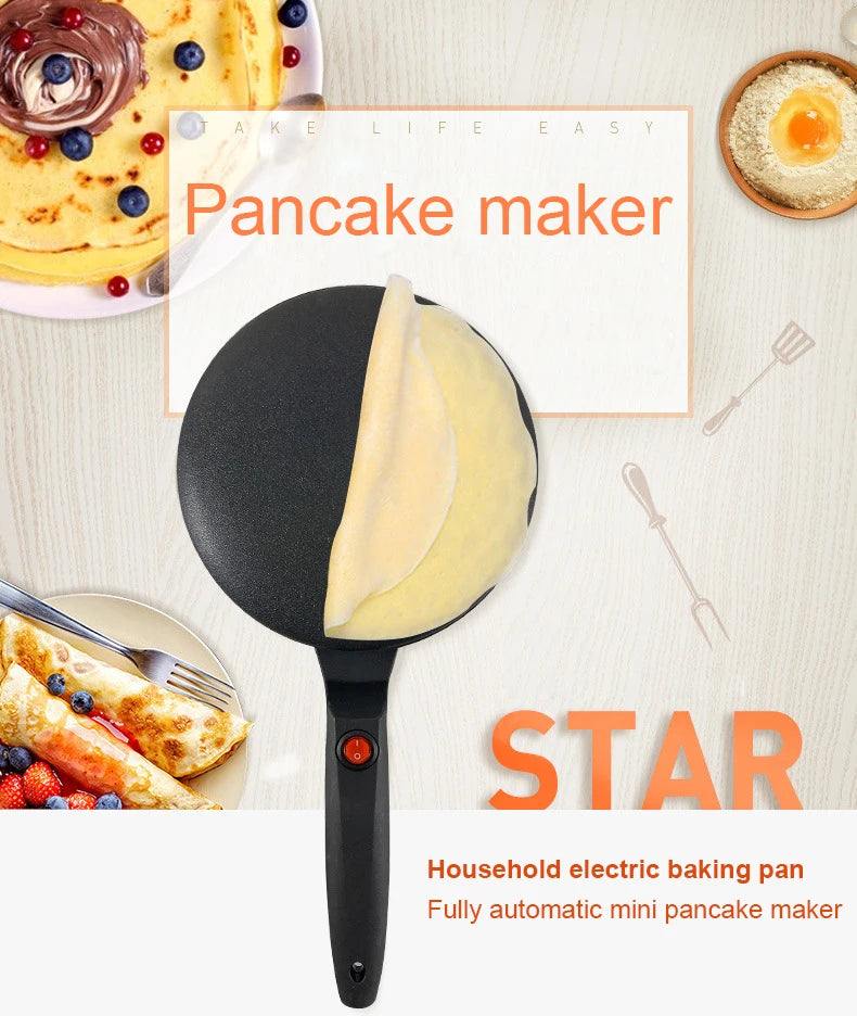 Electric Crepe Maker  Non-stick -110V/220V (EU US)