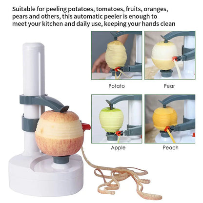 Multifunction Electric Peeler For Vegetables Automatic Stainless Steel Apple Peeler Kitchen Potato  Fruit Cutter Machine