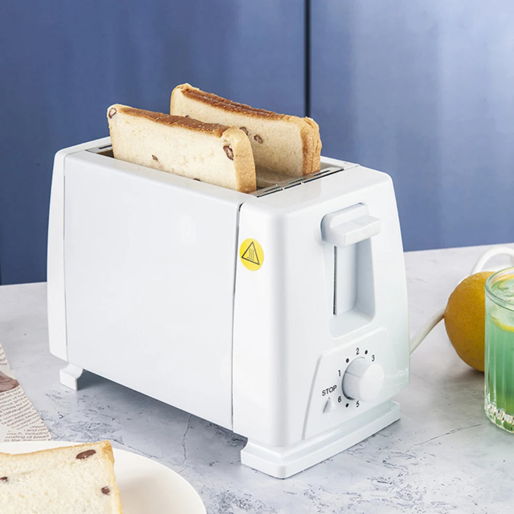 2 Slice Toaster Toaster With Extra-Wide Slots Auto-Shutoff, Adjustable 6th Gear Timed Knob Stainless Steel 2-Slice Toaster Whole