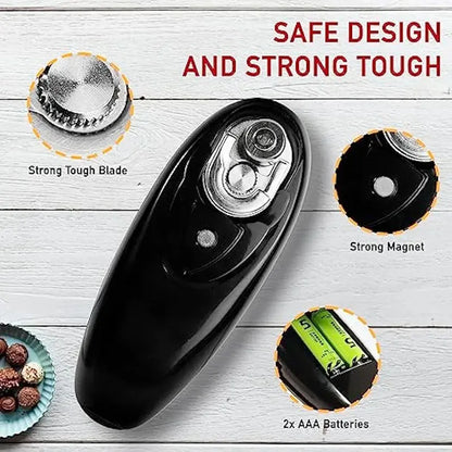 One Touch Can Opener Electric Can Opener Electric Can Opener Automatic Jar Bottle Machine Portable Kitchen Opening Opener Tool