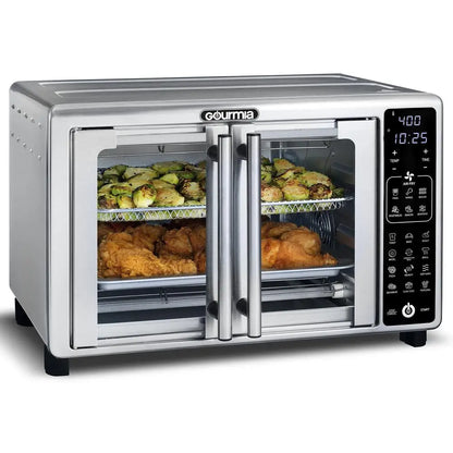 6-Slice Digital Air Fryer Toaster Oven with 19 One-Touch Presets Stainless Steel Advanced Technology Perfectly Crisped Creations