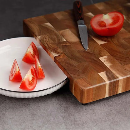 Double Sided Cutting Board Premium Acacia Wood Splicing Chopping Board Drain Water and Damp Proof Kitchen Tools