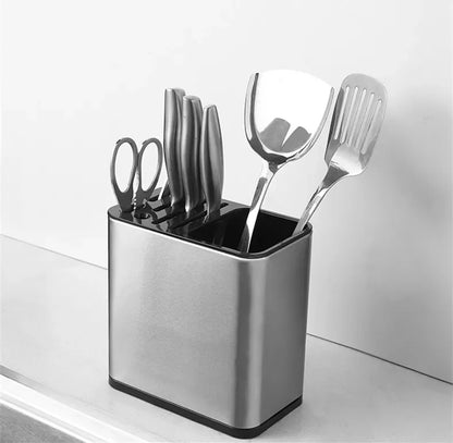 Stainless Steel Chopstick Spoon Storage Rack Box Kitchen Utensil Holder Organizer Drying Tableware Container Cutlery Basket