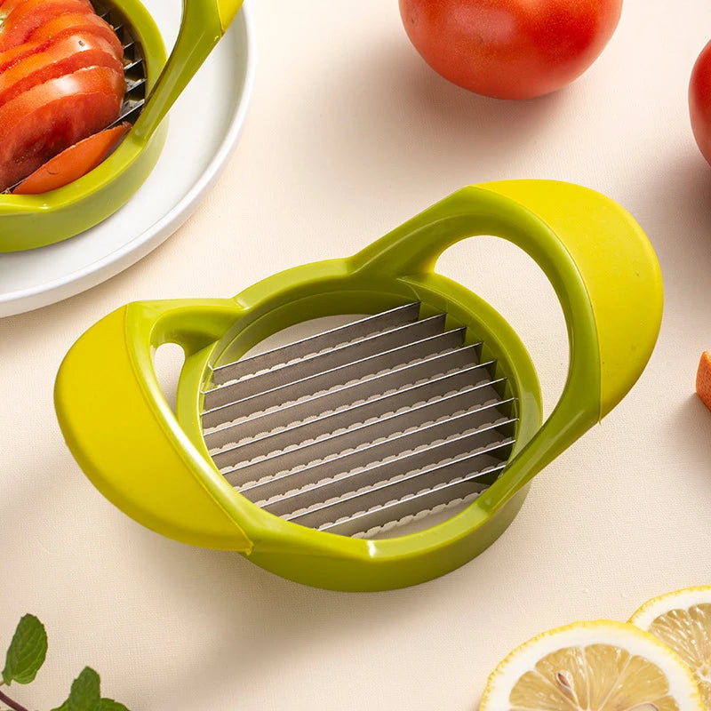 Stainless Steel Tomato Slicer Multifunctional Potato Onion Eggs Vegetable Cutter Cuts Tools Holder Slicers Kitchen Gadgets